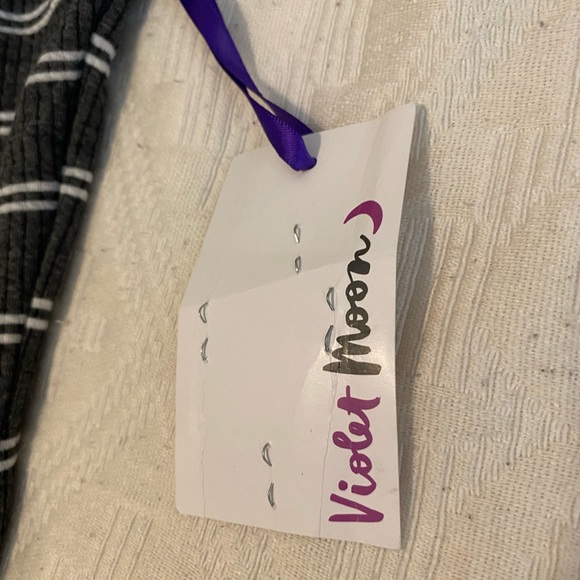 NWT Violet Moon Ribbed Bodysuit - Picture 4 of 6